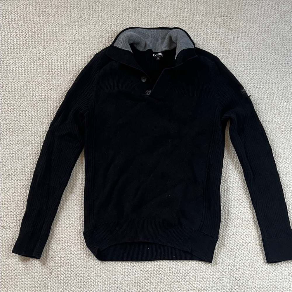 Men’s Express button up sweater